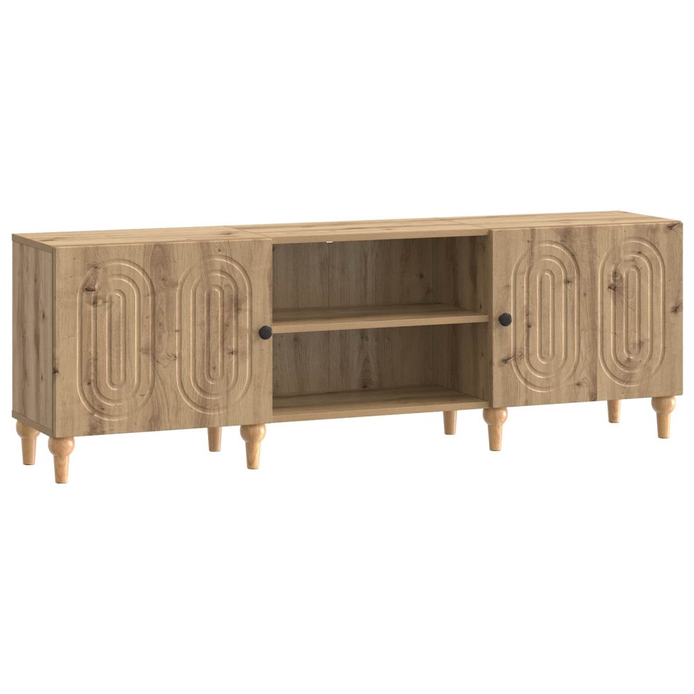 vidaXL TV-skåp Artisan-ek 150 x 31 x 50 cm Konstruerat trä