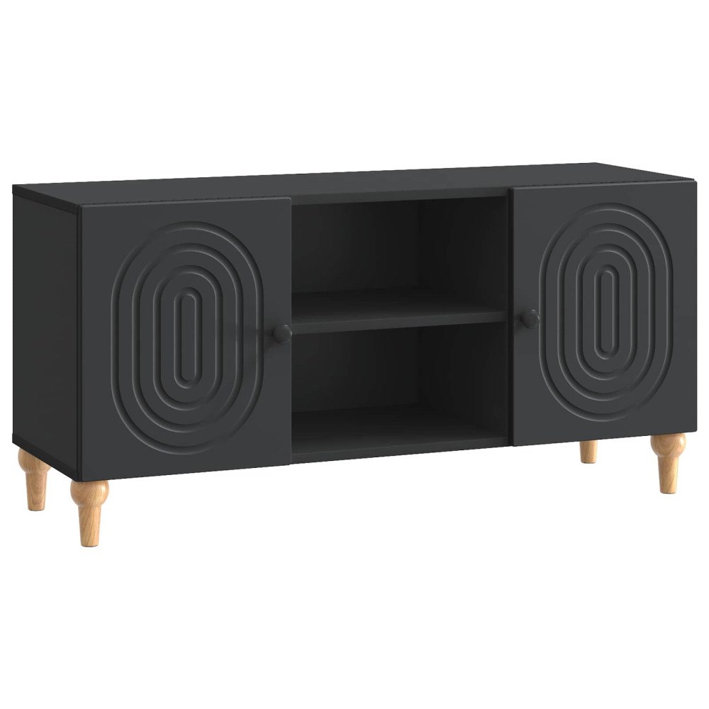 vidaXL TV-skåp Svart 102 x 34,5 x 50 cm Konstruerat trä