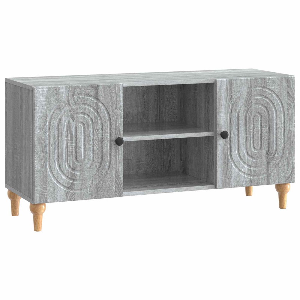 vidaXL TV-skåp Grå sonoma-ek 102 x 34,5 x 50 cm Konstruerat trä