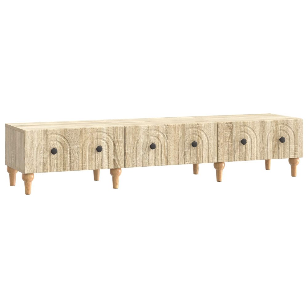 vidaXL TV-skåp med låda Sonoma-ek 147 x 34,5 x 30 cm Konstruerat trä