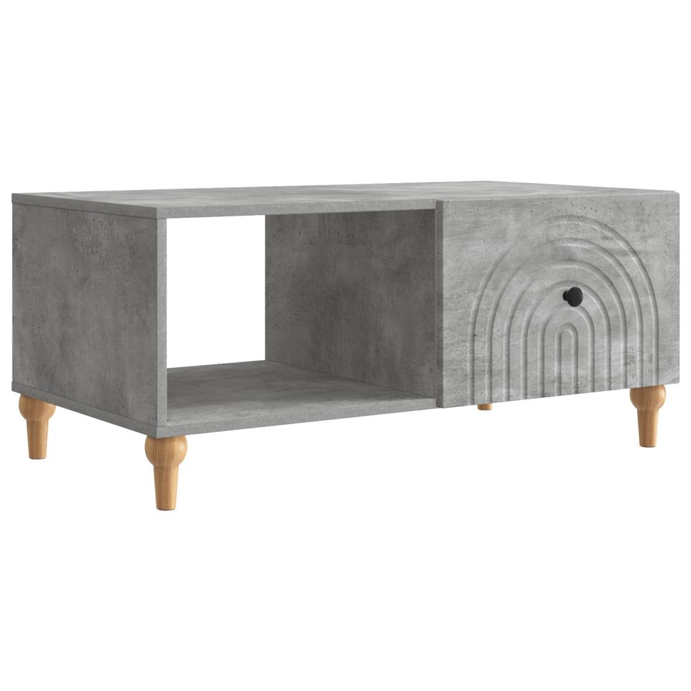 vidaXL Kaffeebord Betonggrå 90 x 50 x 40 cm Konstruerat trä