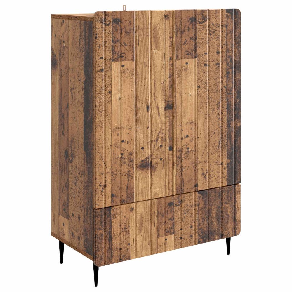 vidaXL Sideboard Gammalt trä 66 x 34,5 x 97 cm Konstruerat trä