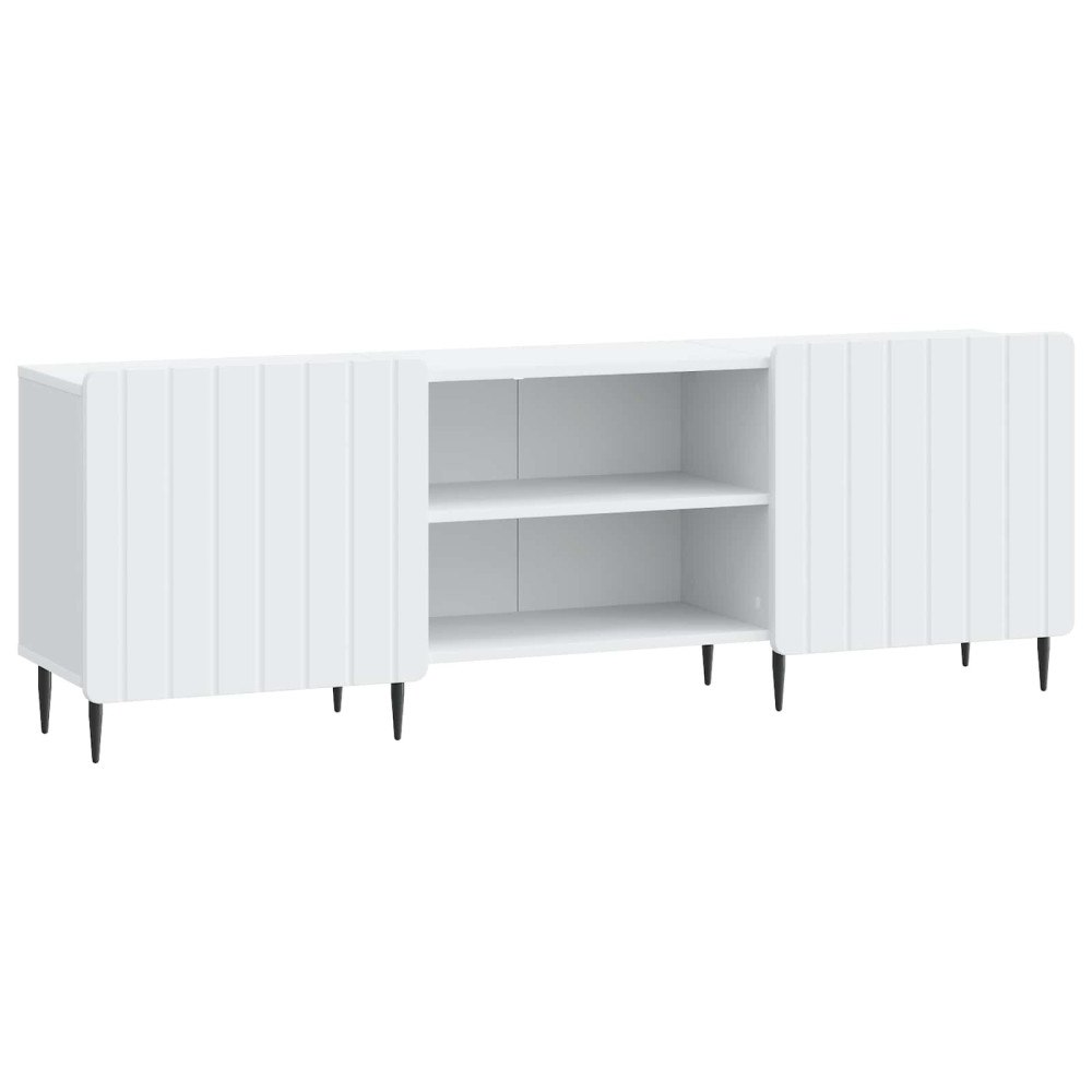 vidaXL TV-skåp Vit 150 x 31 x 52 cm Konstruerat trä