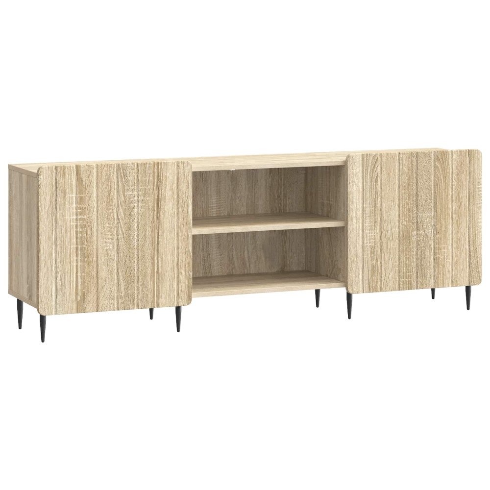 vidaXL TV-skåp Sonoma-ek 150 x 31 x 52 cm Konstruerat trä