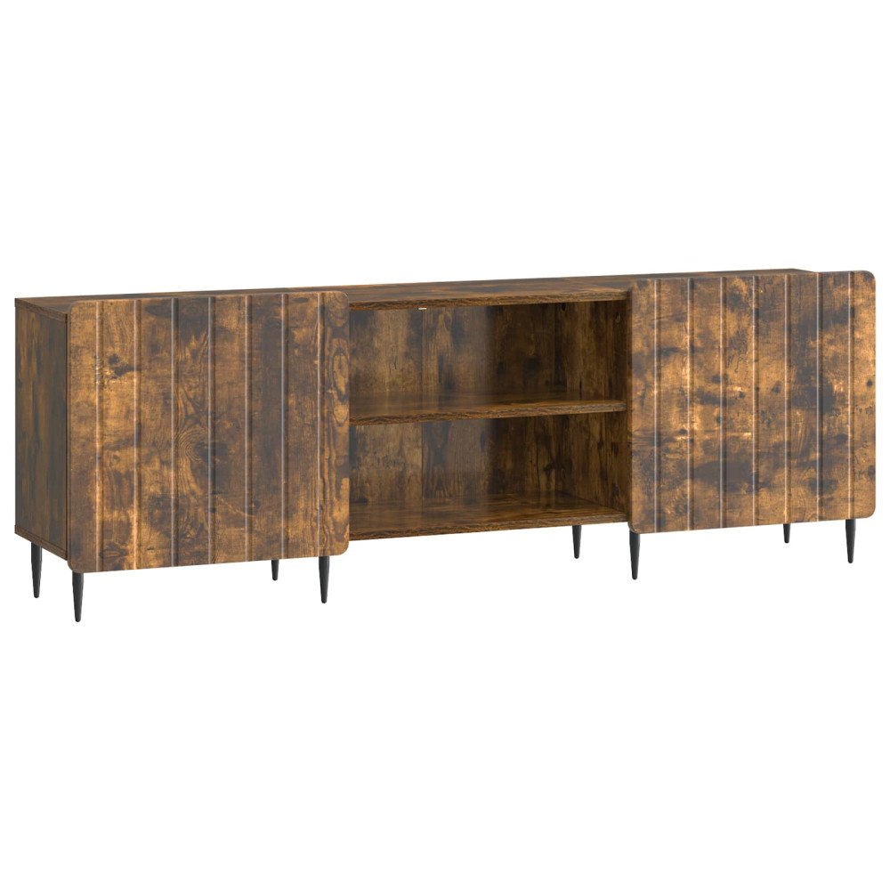 vidaXL TV-skåp Rökt ek 150 x 31 x 52 cm Konstruerat trä