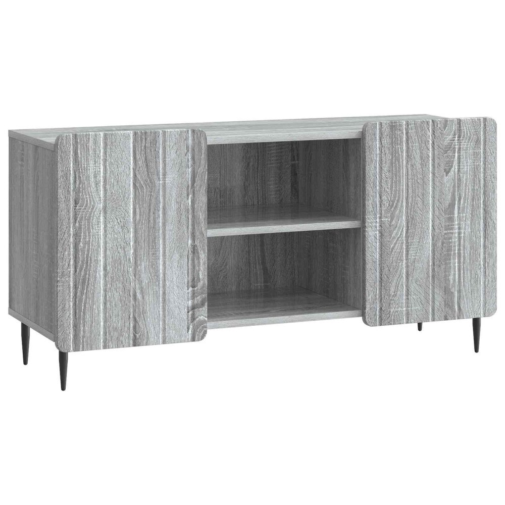 vidaXL TV-skåp Grå sonoma-ek 102 x 34,5 x 52 cm Konstruerat trä