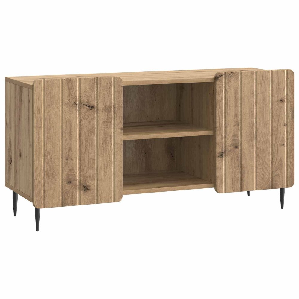 vidaXL TV-skåp Artisan-ek 102 x 34,5 x 52 cm Konstruerat trä