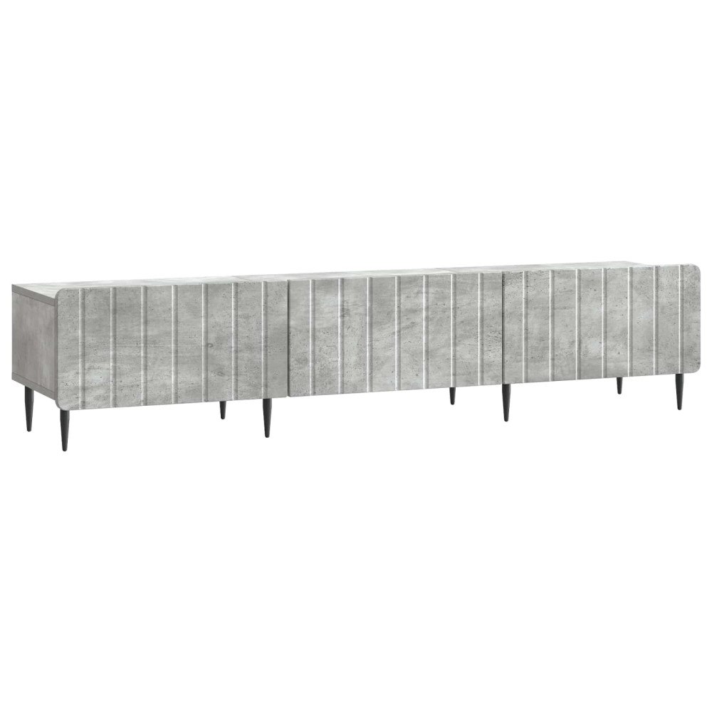 vidaXL TV-skåp med låda Betonggrå 147 x 34,5 x 32 cm Konstruerat trä