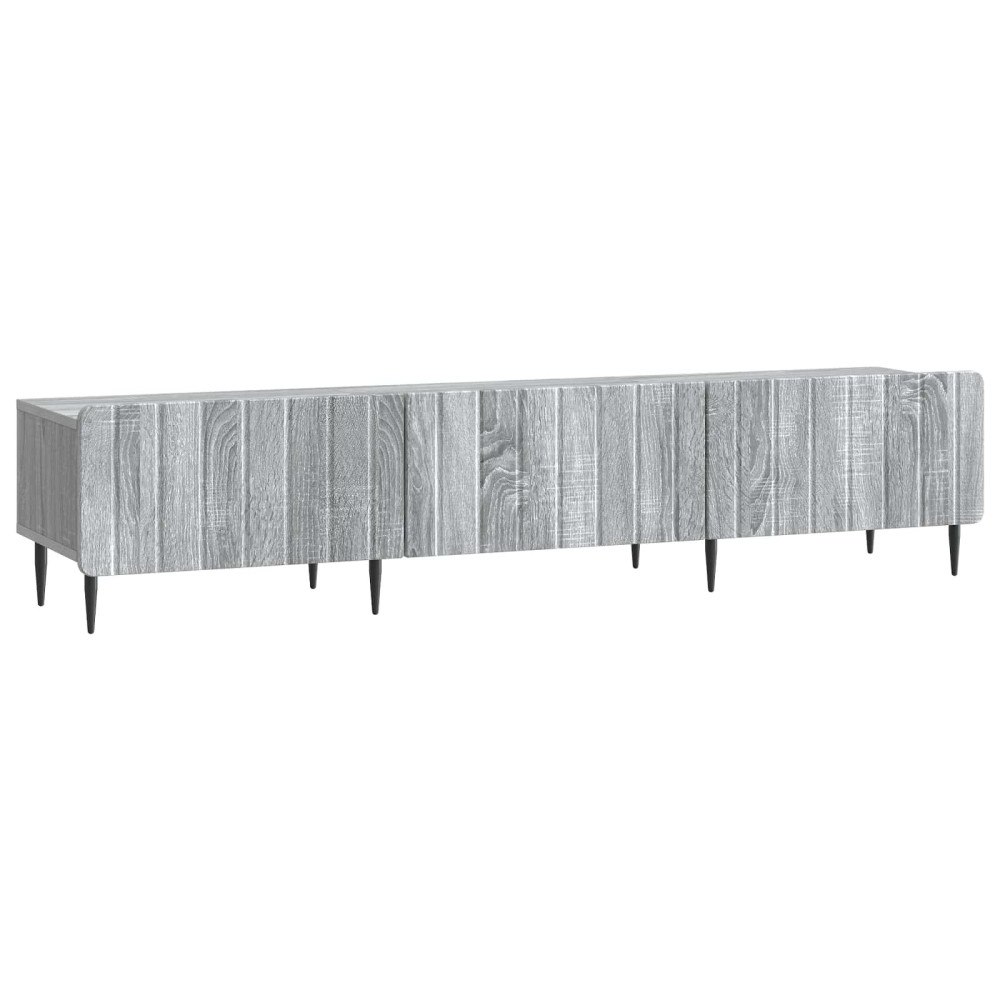 vidaXL TV-skåp Grå sonoma-ek 147 x 34,5 x 32 cm Konstruerat trä