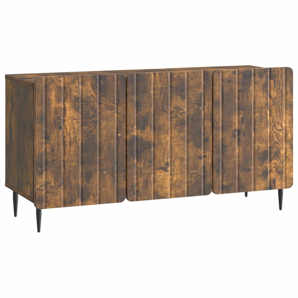 vidaXL TV-skåp Rökt ek 99 x 34,5 x 52 cm Konstruerat trä