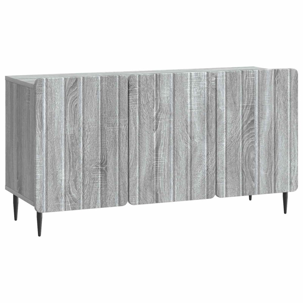 vidaXL TV-skåp Grå sonoma-ek 99 x 34,5 x 52 cm Konstruerat trä