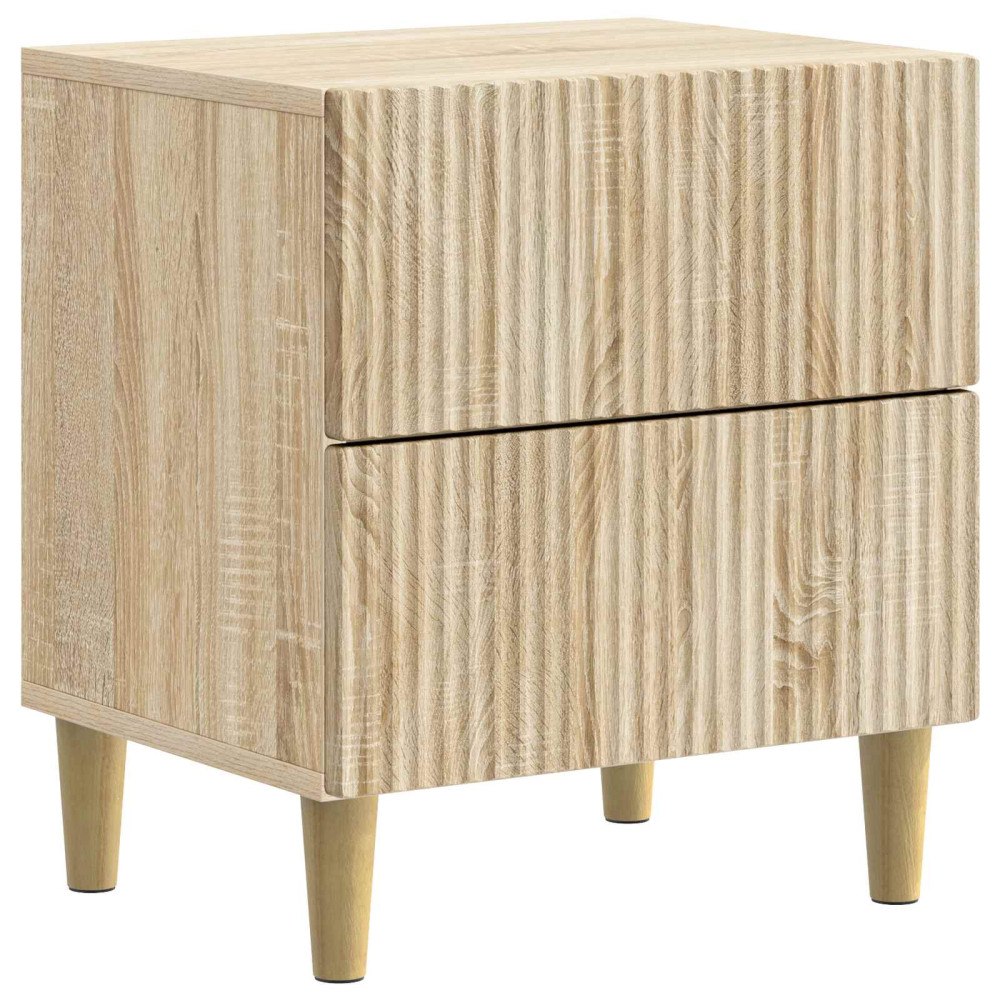 vidaXL Nattduksbord Sonoma-ek 43 x 34,5 x 48 cm Konstruerat trä