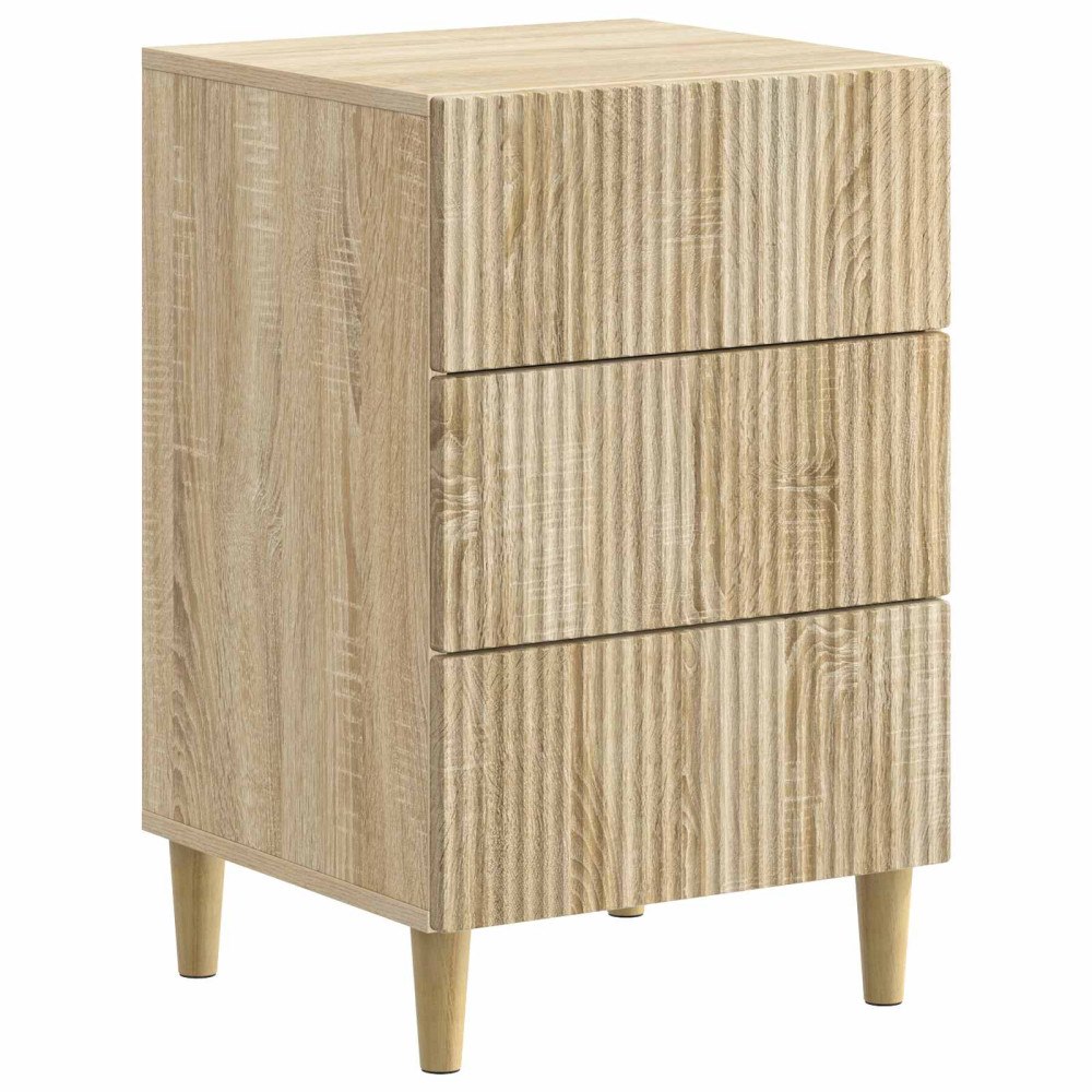 vidaXL Nattduksbord Sonoma-ek 43 x 41 x 66,5 cm Konstruerat trä