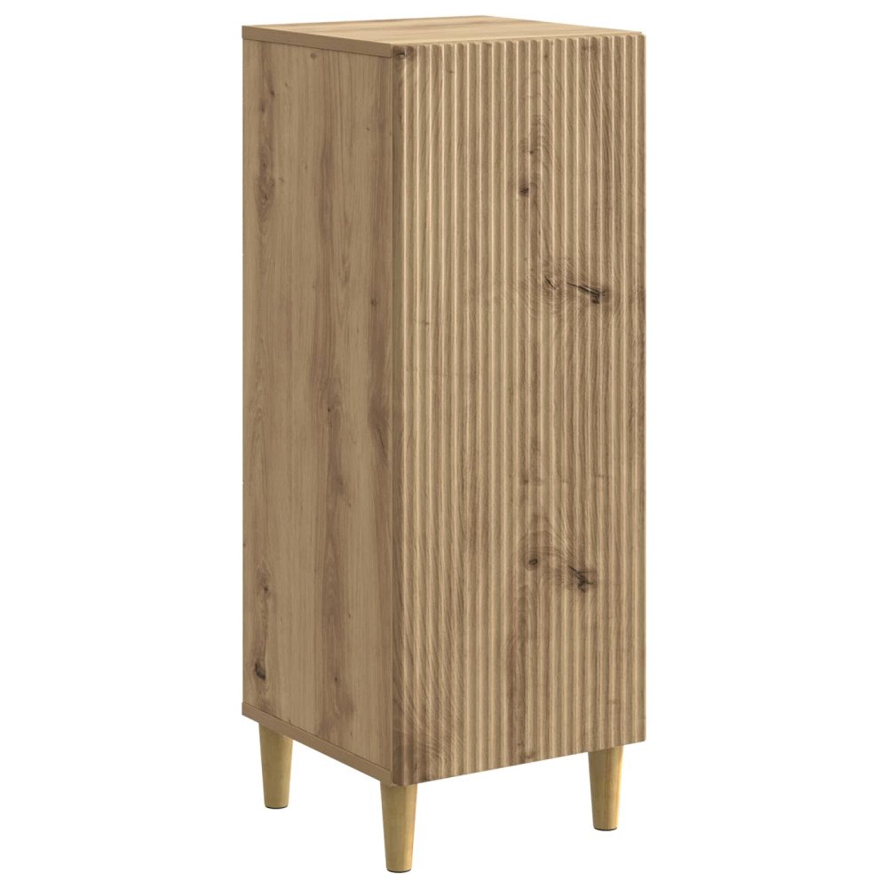 vidaXL Sideboard Artisan-ek 33 x 34,5 x 90 cm Konstruerat trä