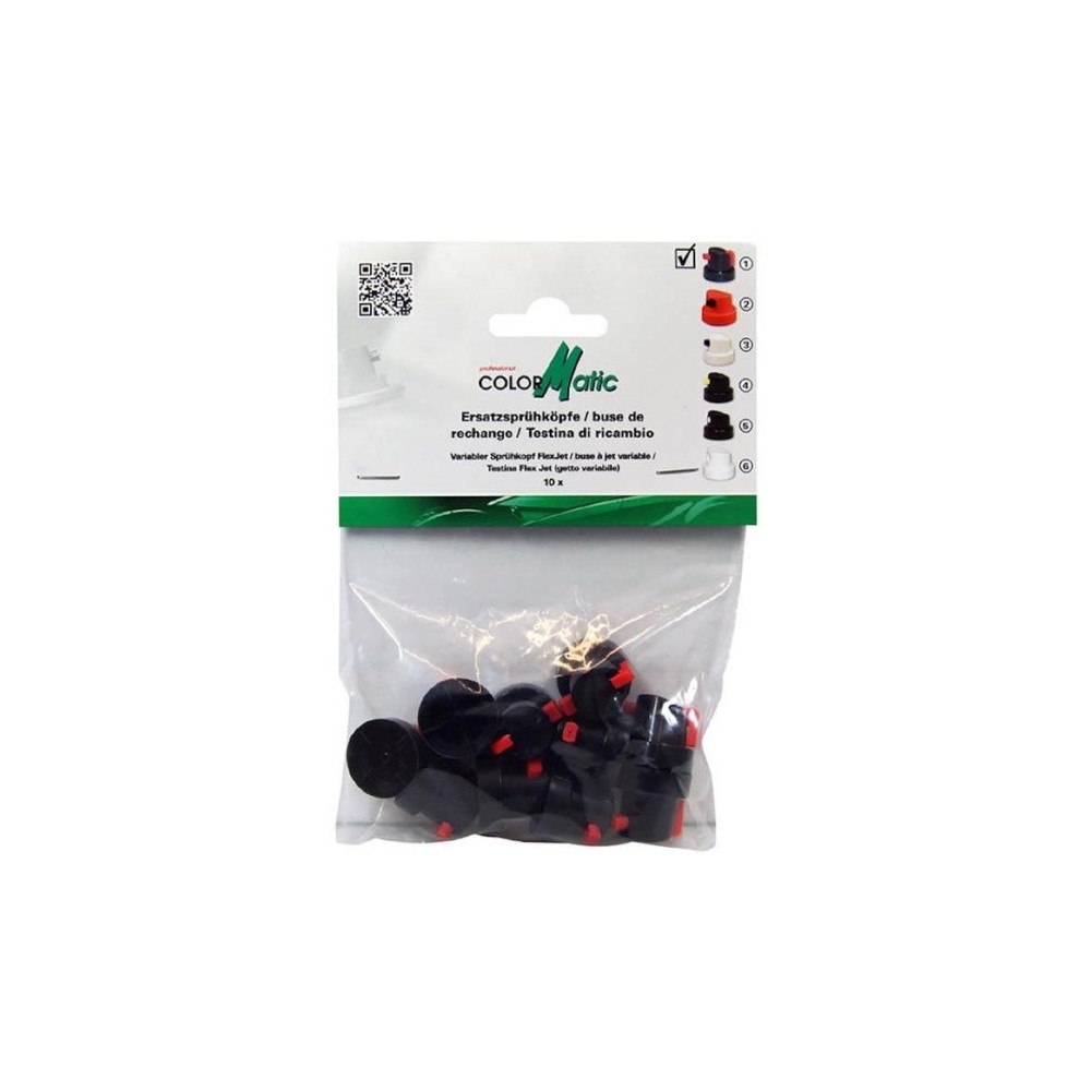 colormatic ColorMatic justerbar munstycke svart/röd