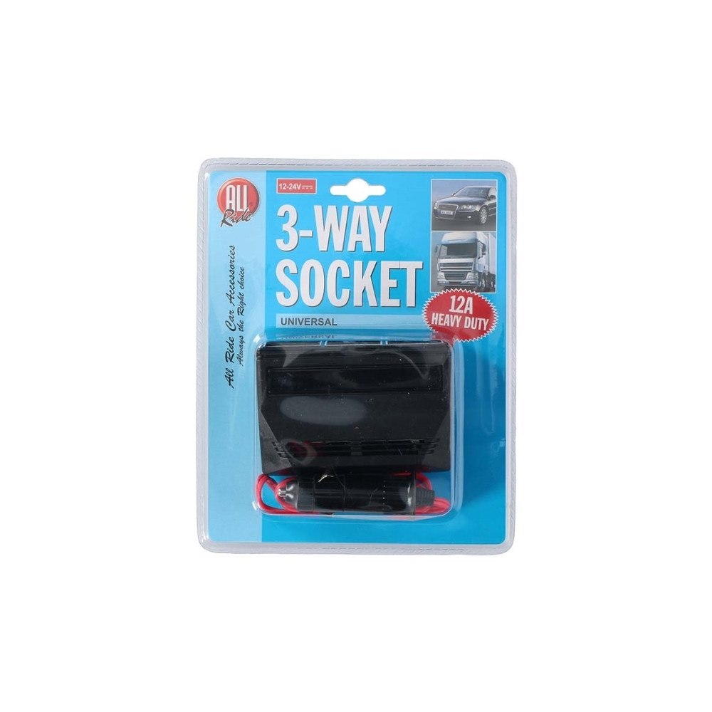 Allride Allride cigartändaruttag fördelare, heavy duty, 3 x strömutt...