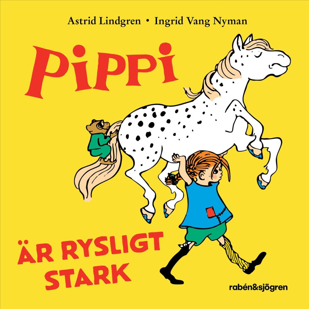 Astrid Lindgren Pippi är rysligt stark (bok, board book)