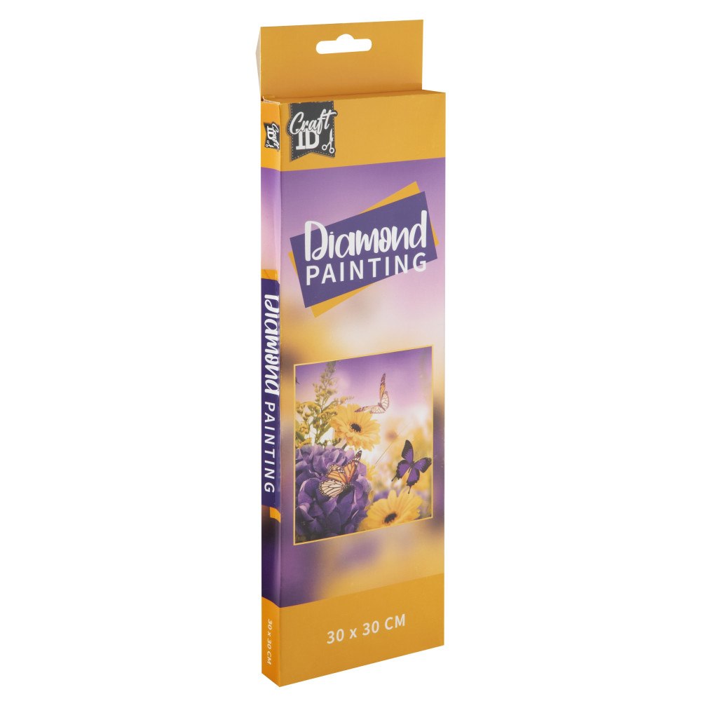 Legind A/S Diamond painting : Blommor, 30 x 30 cm