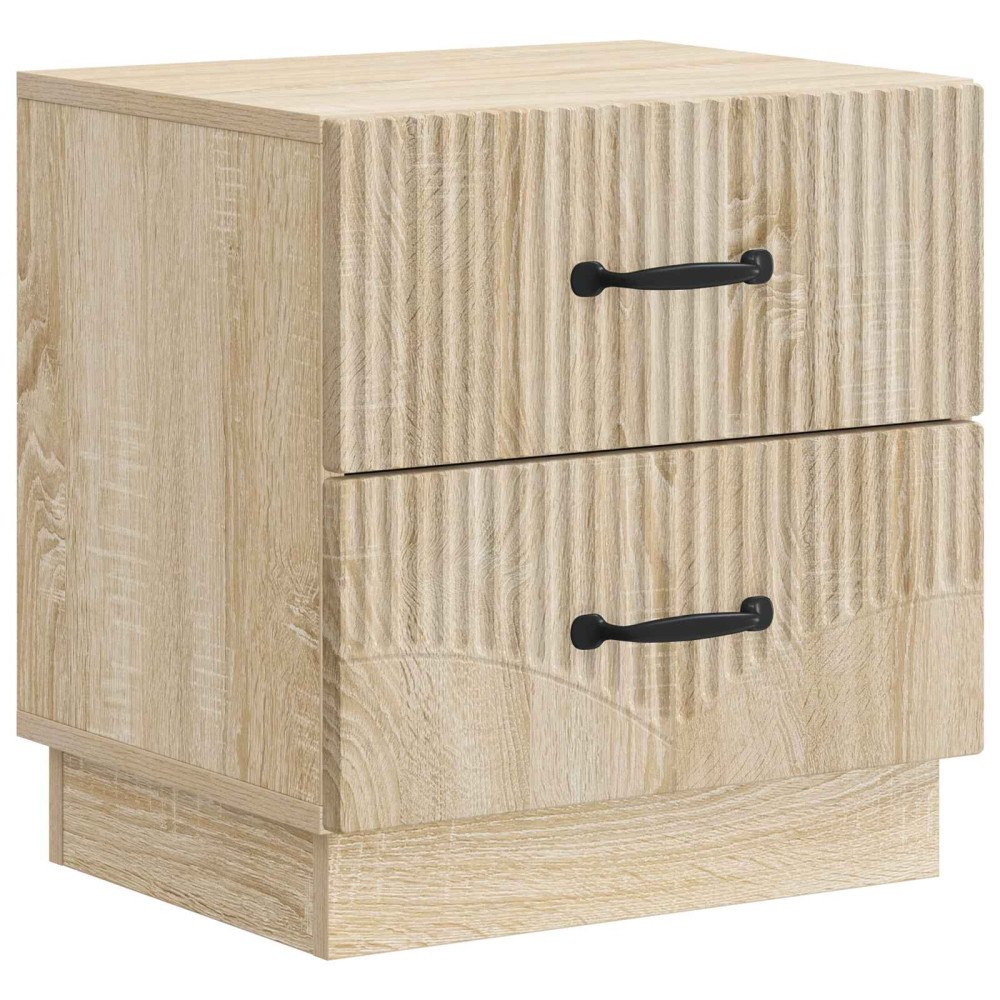 vidaXL Nattduksbord Sonoma-ek 43 x 34,5 x 44,5 cm Konstruerat trä