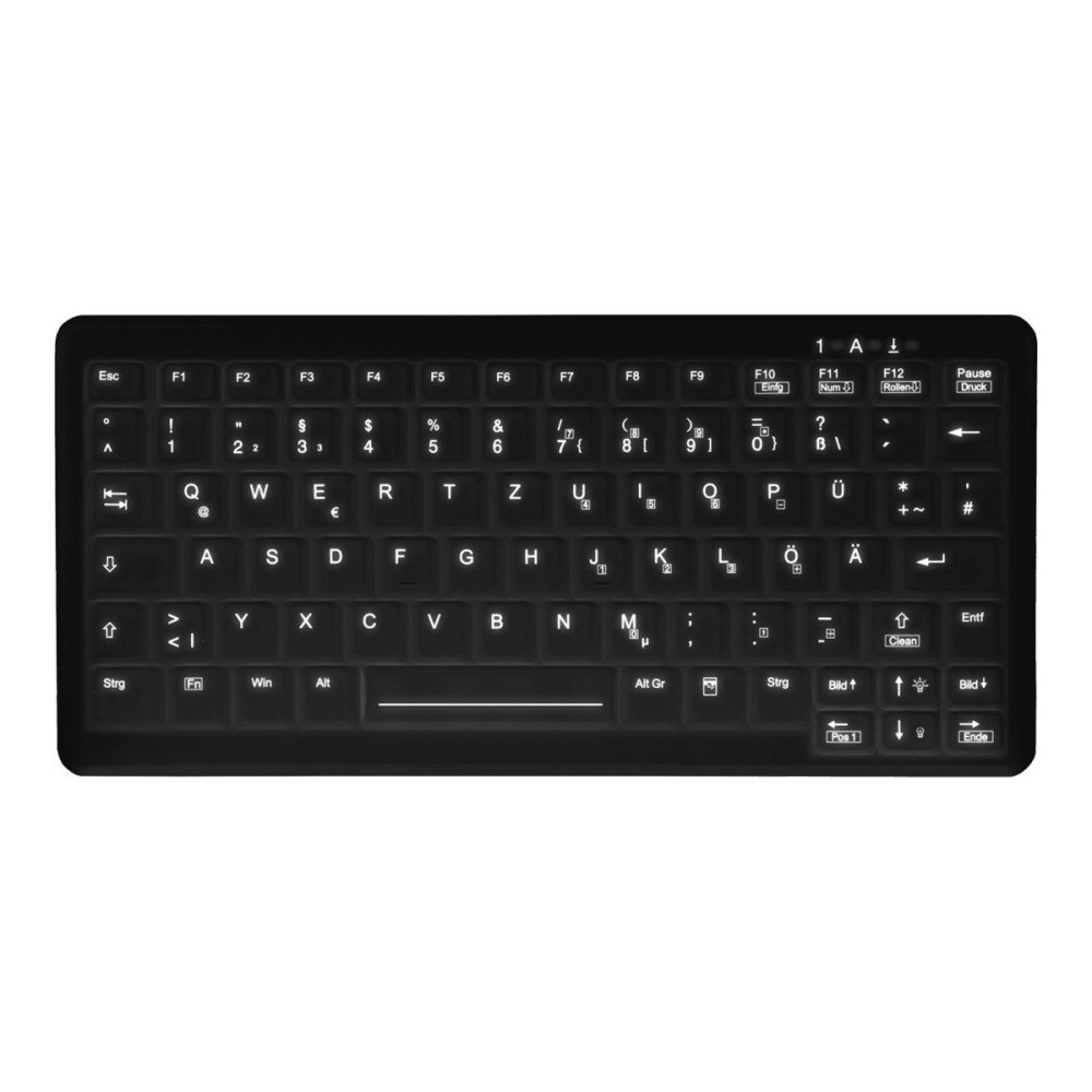CHERRY Active Key MedicalKey AK-C4110 - tangentbord - desinficeras med servett - QWERTZ - tysk - svart Inmatningsenhet