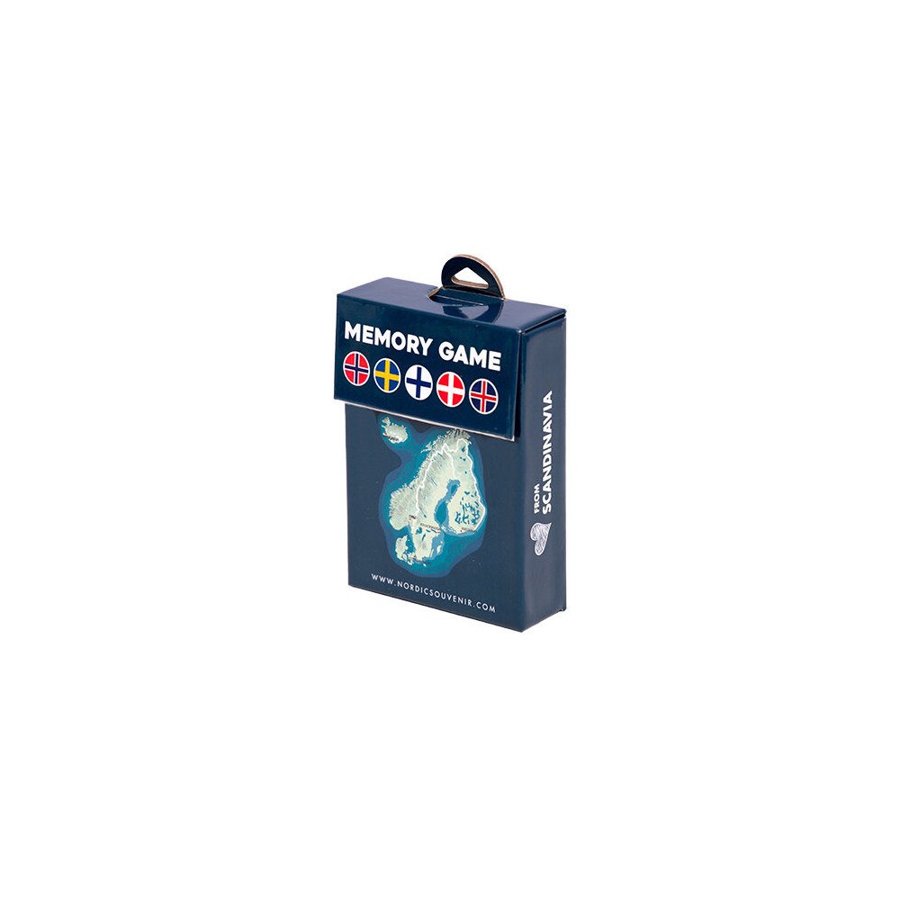Nordic Souvenir Memoryspel Scandinavia 11,5 cm