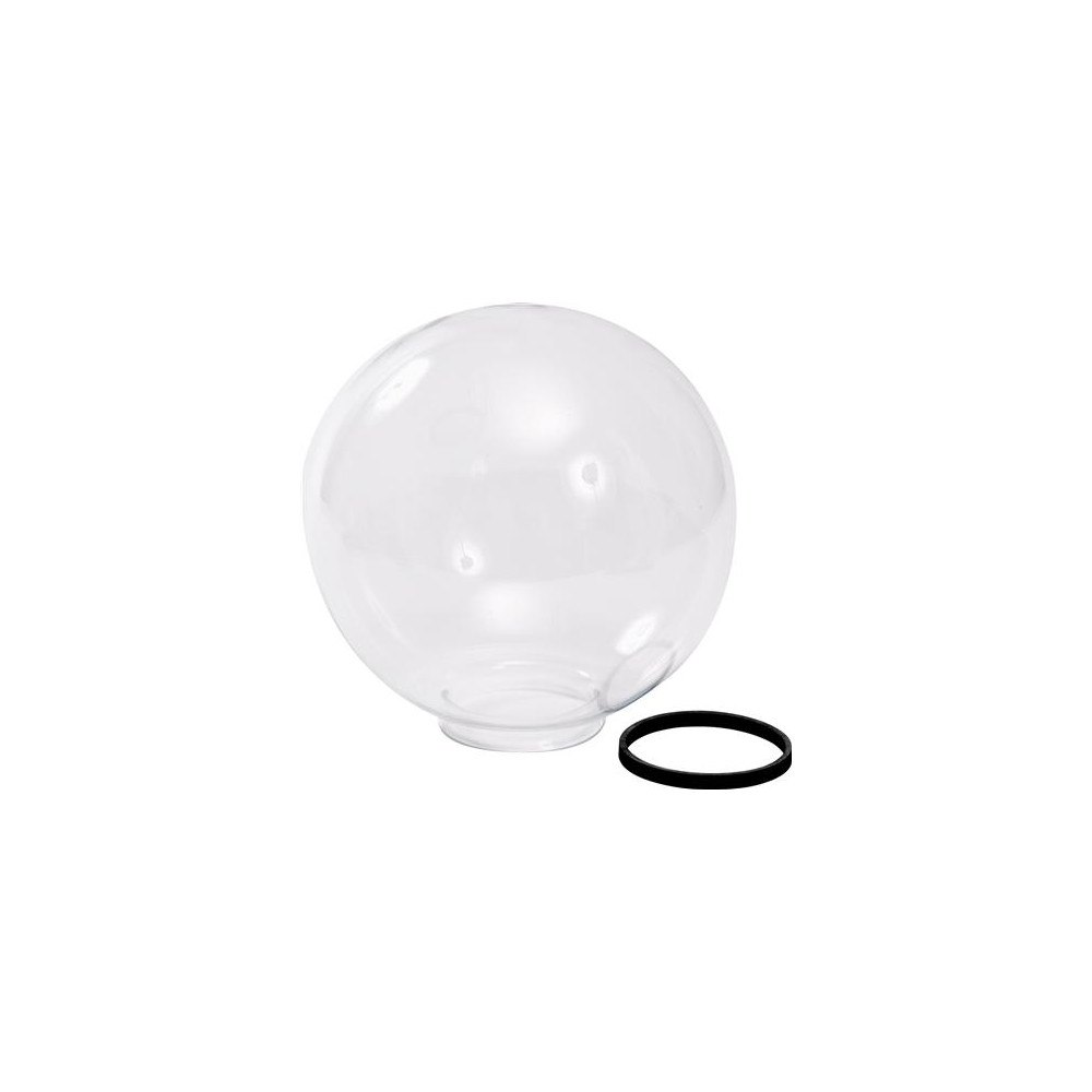 Solar Plus Fackel kula i klart glas Ø250 mm innerdiameter Ø98,5/94,5 mm