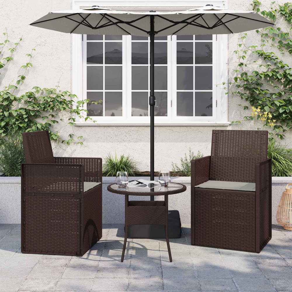 vidaXL Sittkuddar 2 pcs Ljusgrå 47 x 36 x 2 cm Polyester