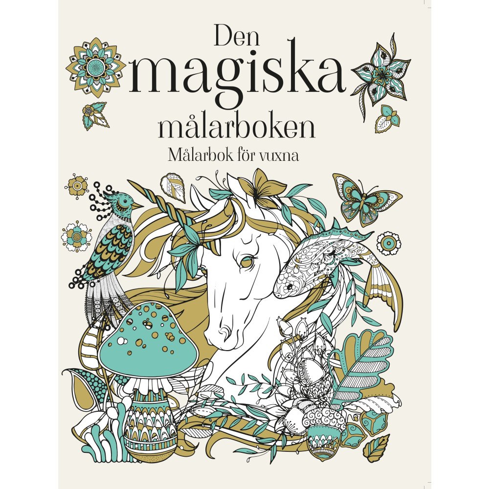 Barthelson Förlag Målarbok för vuxna - Den magiska målarboken (häftad)