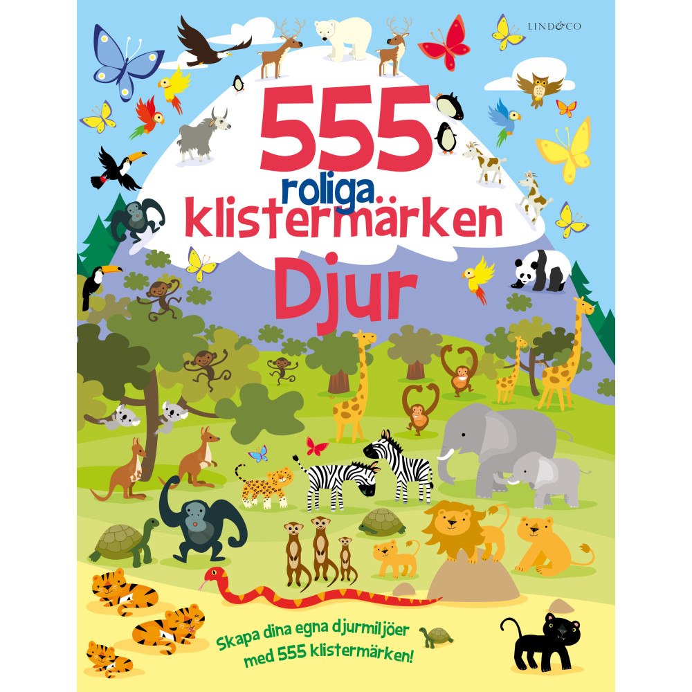 Susan Mayes 555 roliga klistermärken. Djur (häftad)