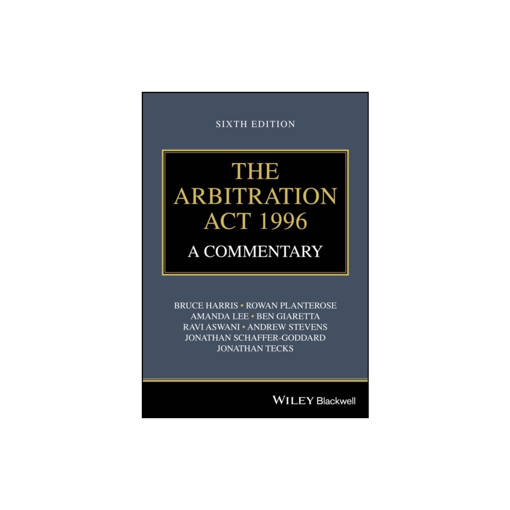 Wiley-Blackwell The Arbitration Act 1996 (häftad, eng)
