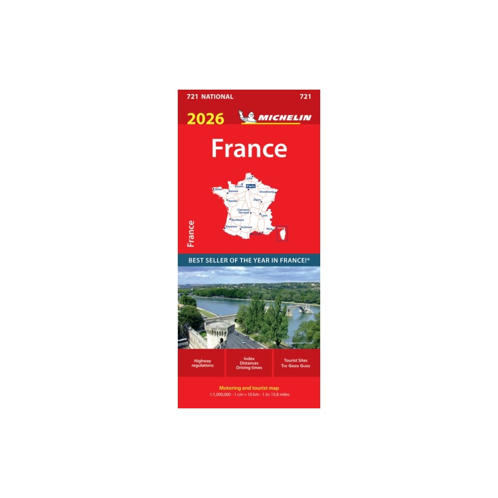 Michelin Editions Des Voyages France 2026 - Michelin National Map 721