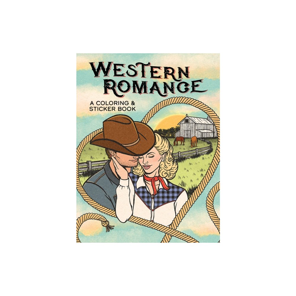 Dover publications inc. Western Romance: A Coloring & Sticker Book (häftad, eng)