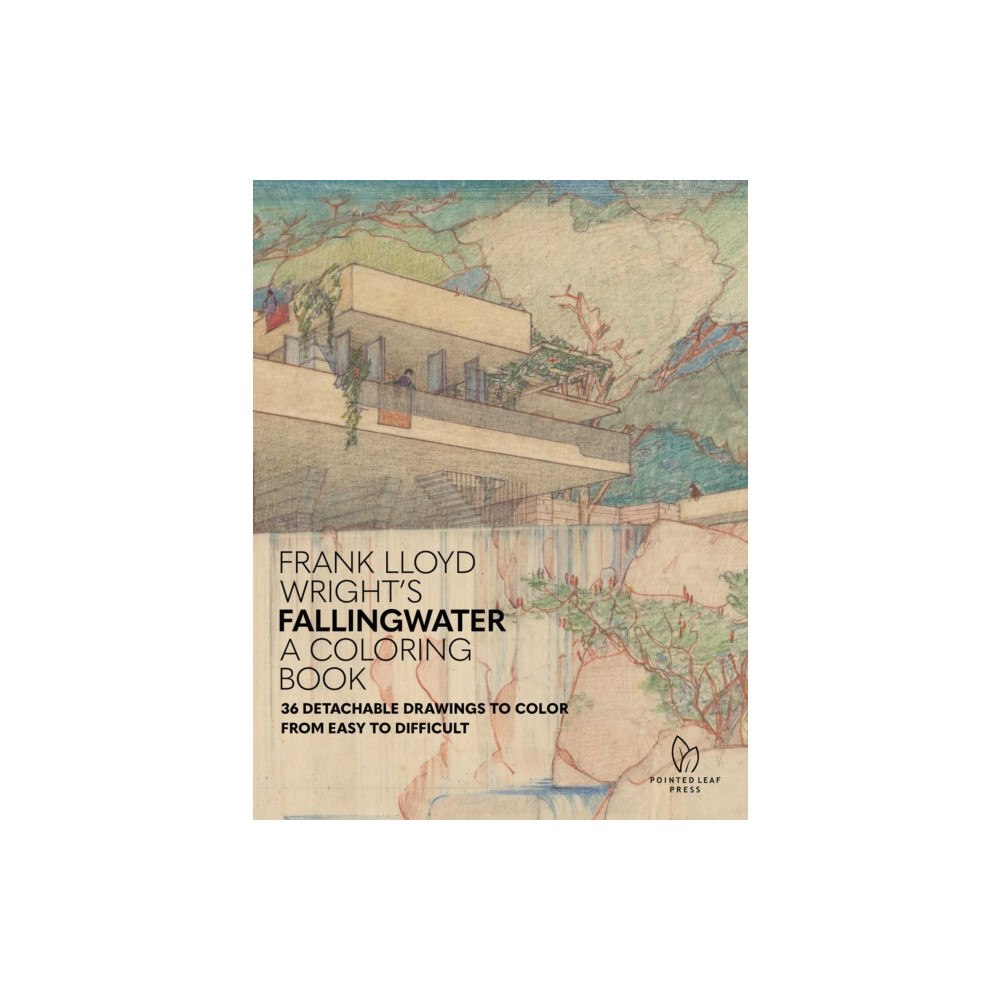 Pointed Leaf Press Frank Lloyd Wright's Fallingwater Coloring Book (häftad, eng)