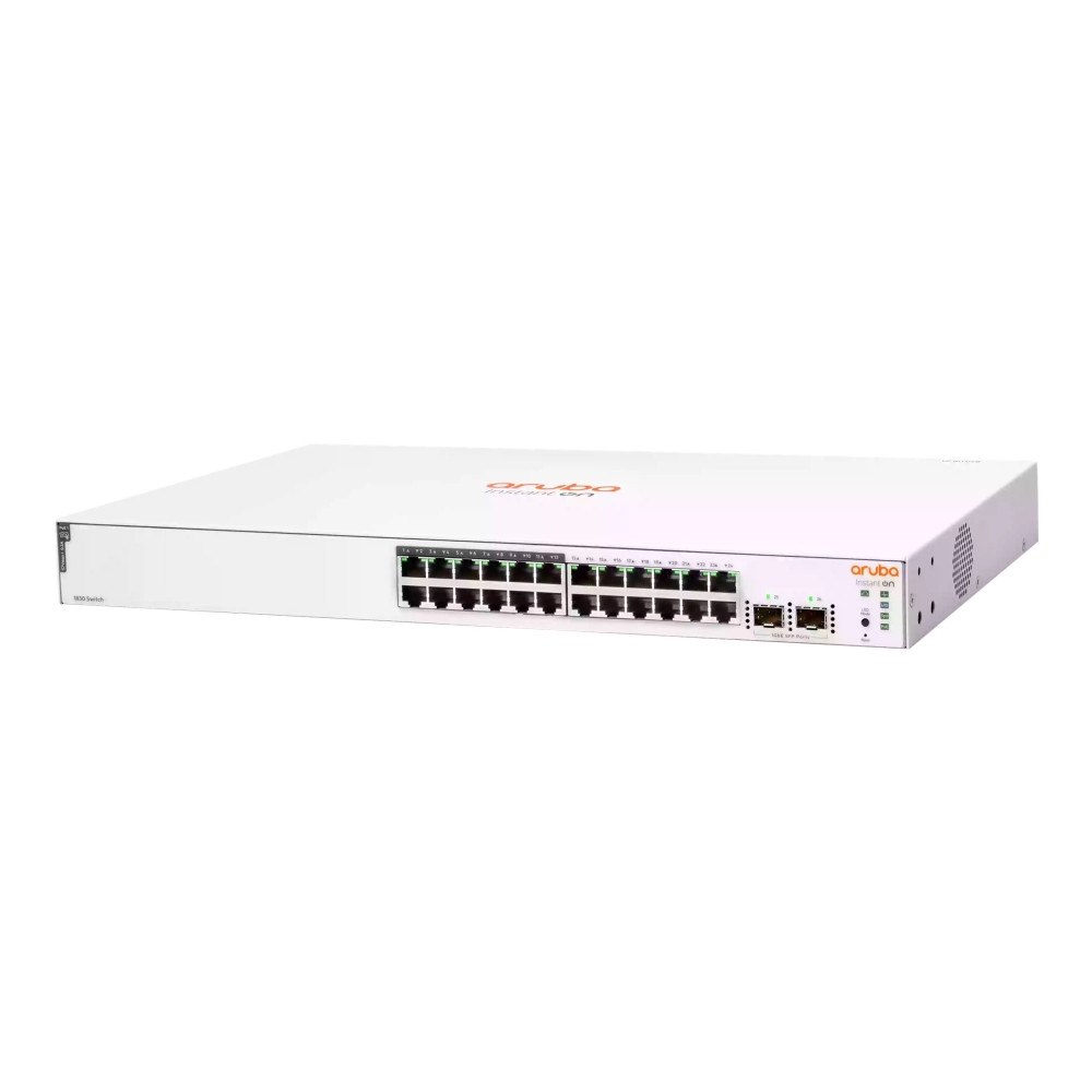 Hewlett Packard Enterprise HPE Networking Instant On 1830 24G 12p Class4 PoE 2SFP 195W...