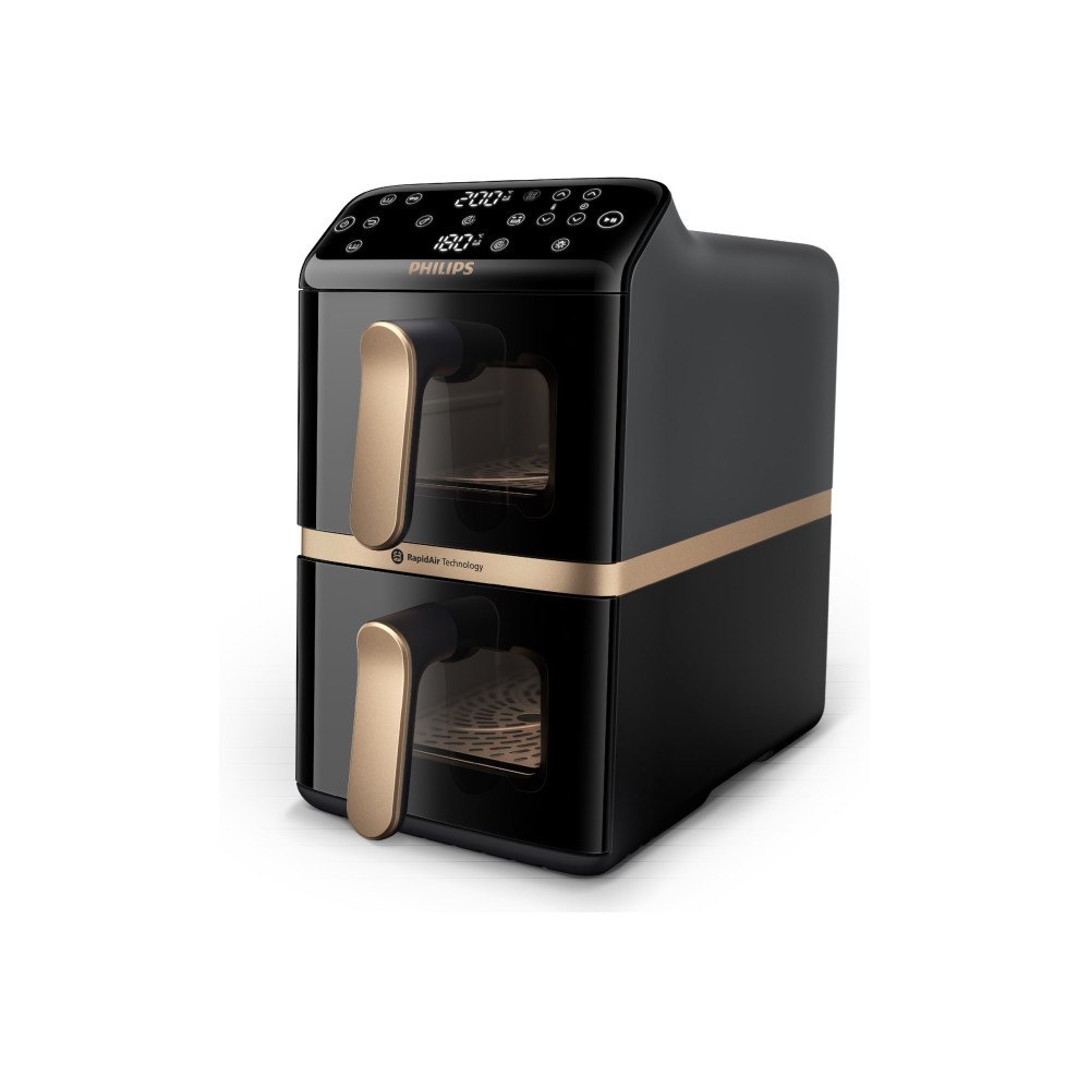 Philips Philips 4000 Series NA462 - dubbel luftfritös - svart/mörkgrå (Skadad)