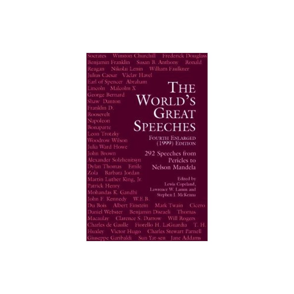 Dover publications inc. The World's Great Speeches (häftad, eng)