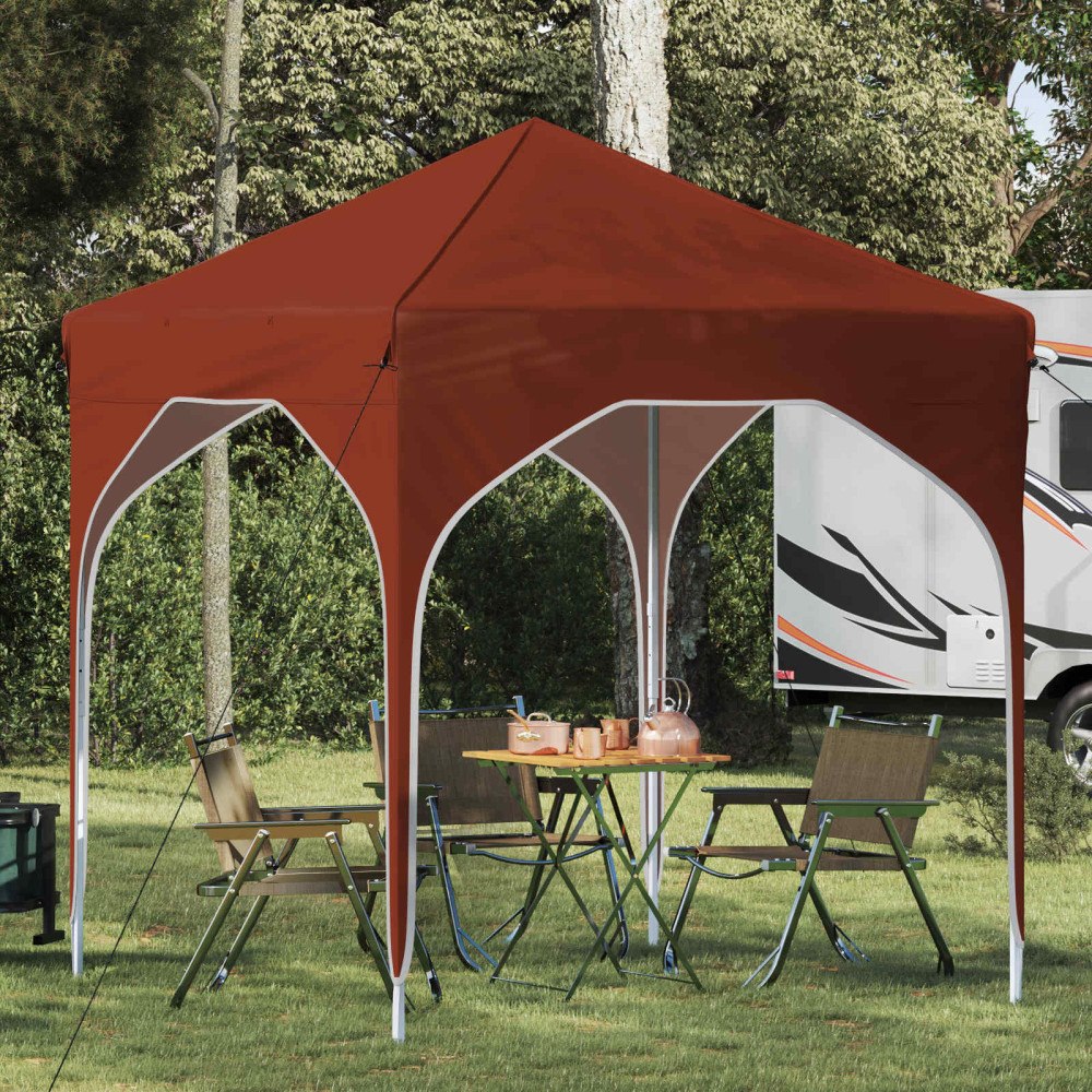 vidaXL Pop-up Partytält 194 x 194 x 245 cm Terracotta