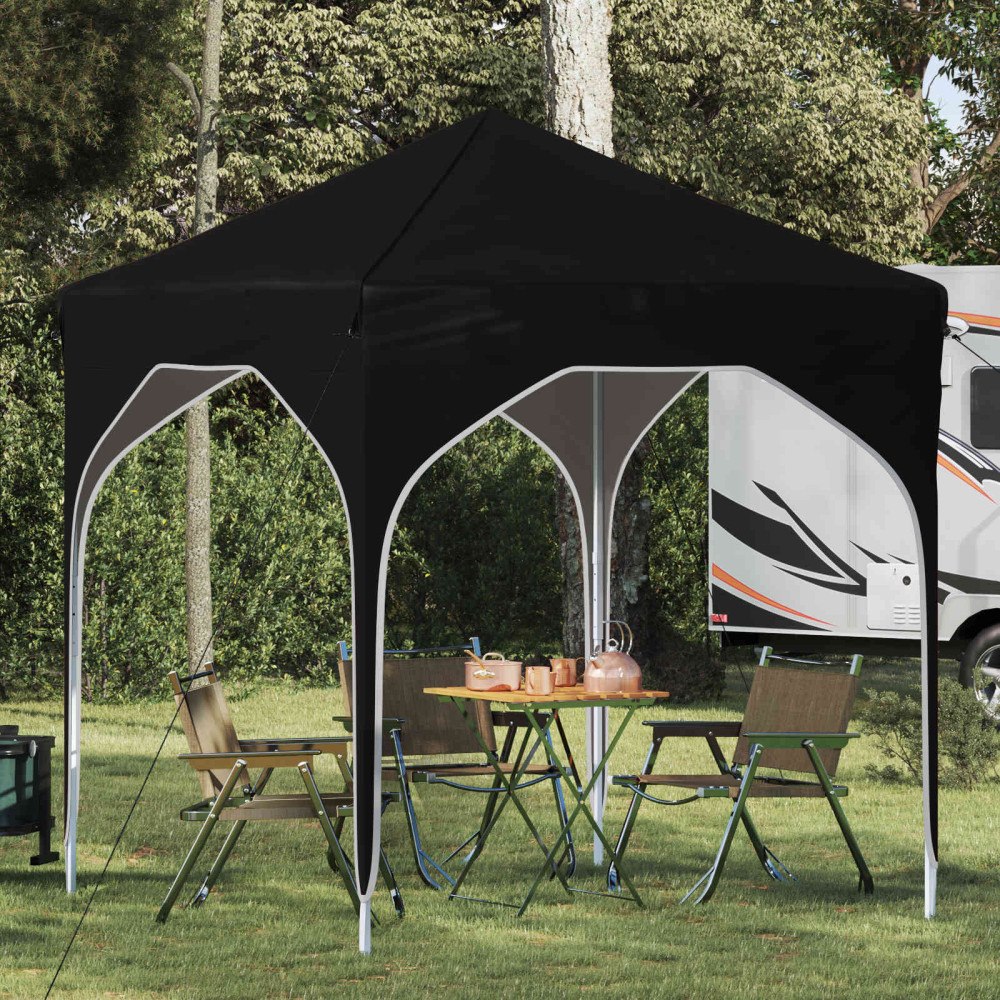 vidaXL Pop-up Partytält 194 x 194 x 245 cm Svart