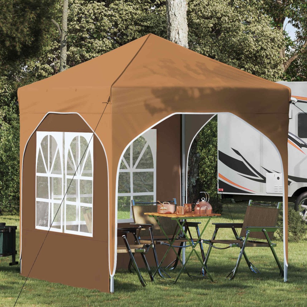 vidaXL Pop-up Partytält 192 x 192 x 245 cm Beige