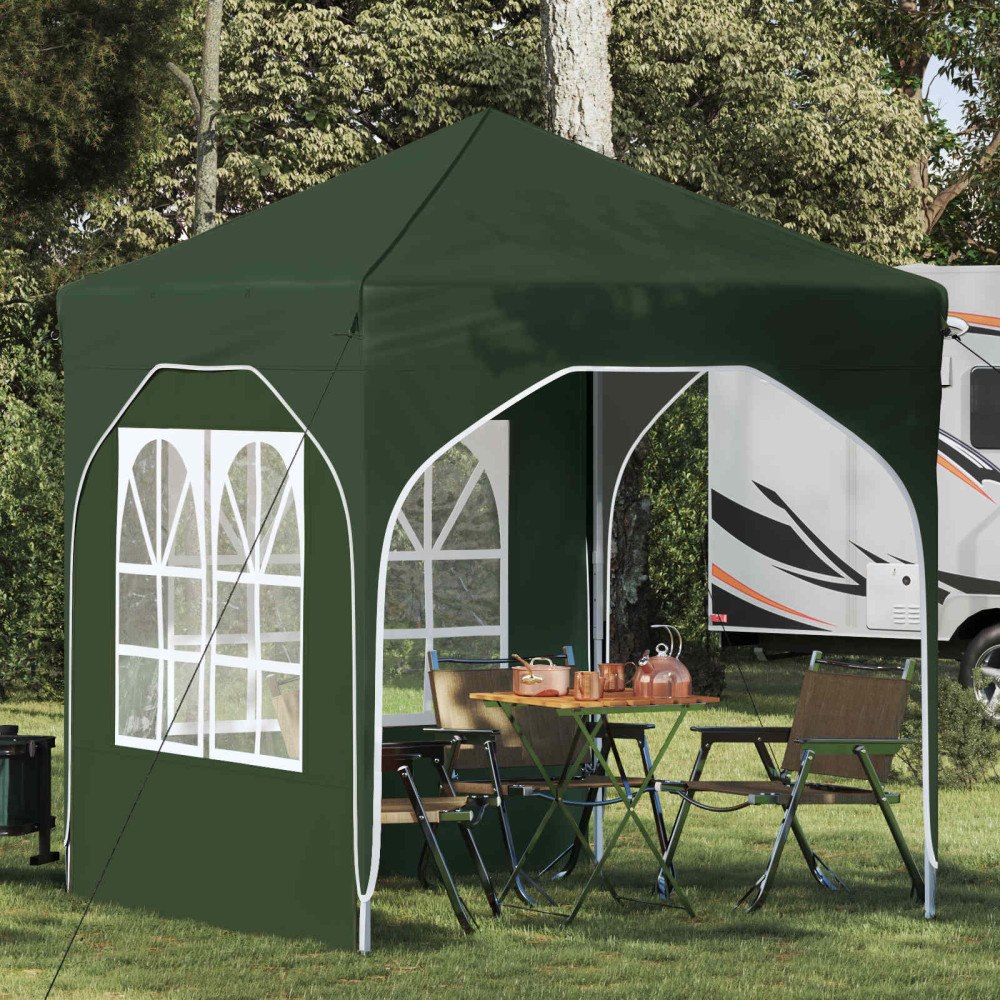 vidaXL Pop-up Partytält 192 x 192 x 245 cm Grön