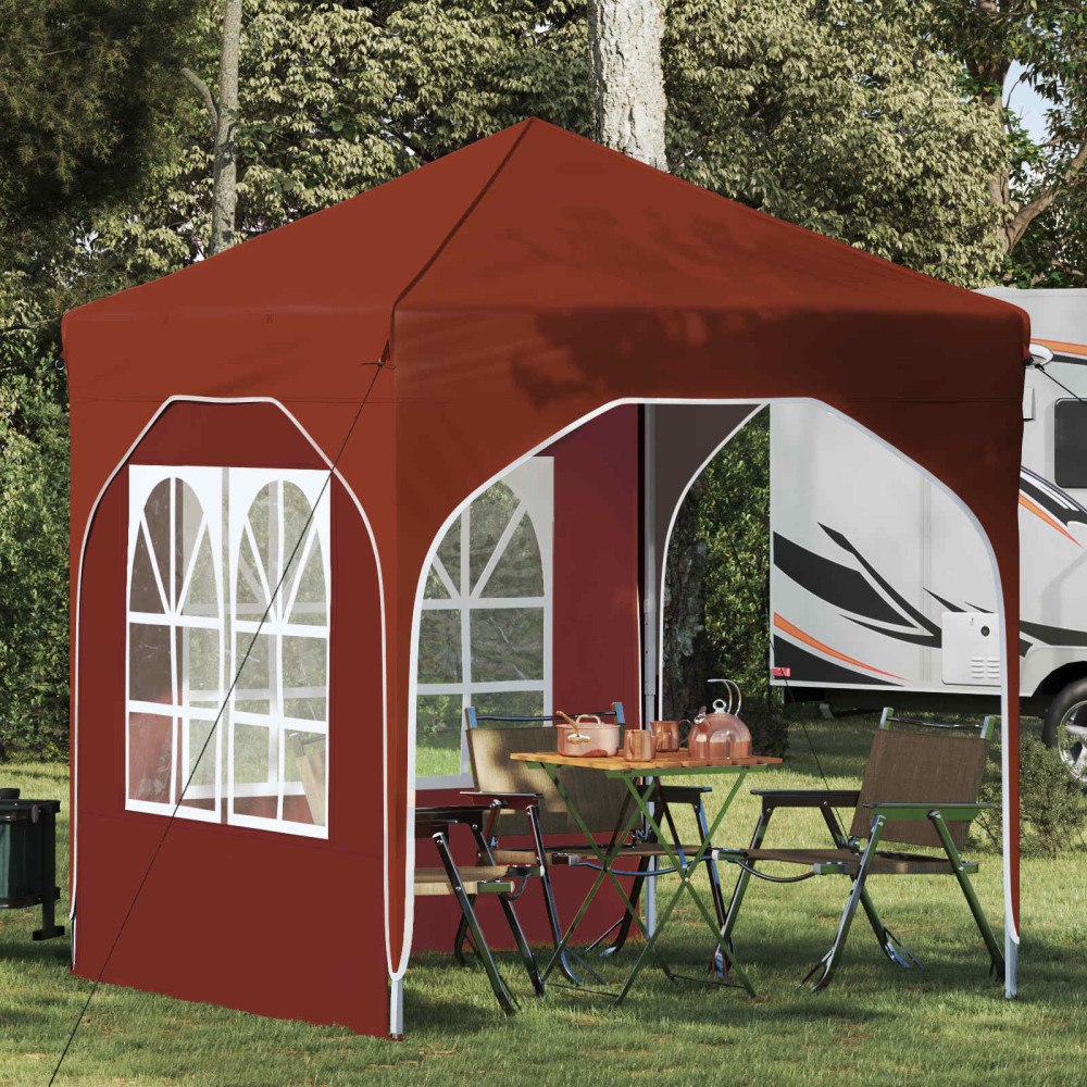 vidaXL Pop-up Partytält 192 x 192 x 245 cm Terracotta