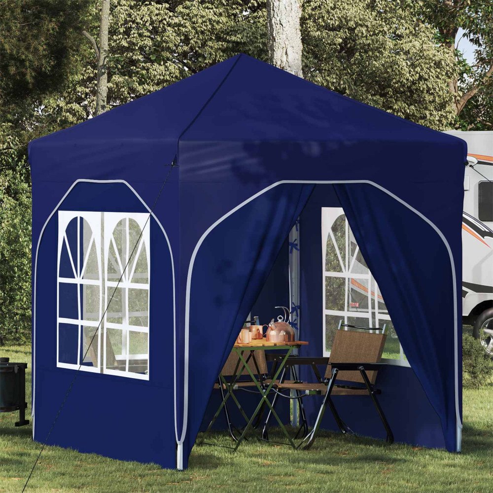vidaXL Pop-up Partytält 192 x 192 x 245 cm Blå