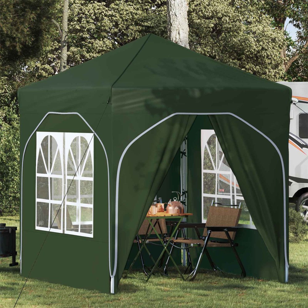 vidaXL Pop-up Partytält 192 x 192 x 245 cm Grön