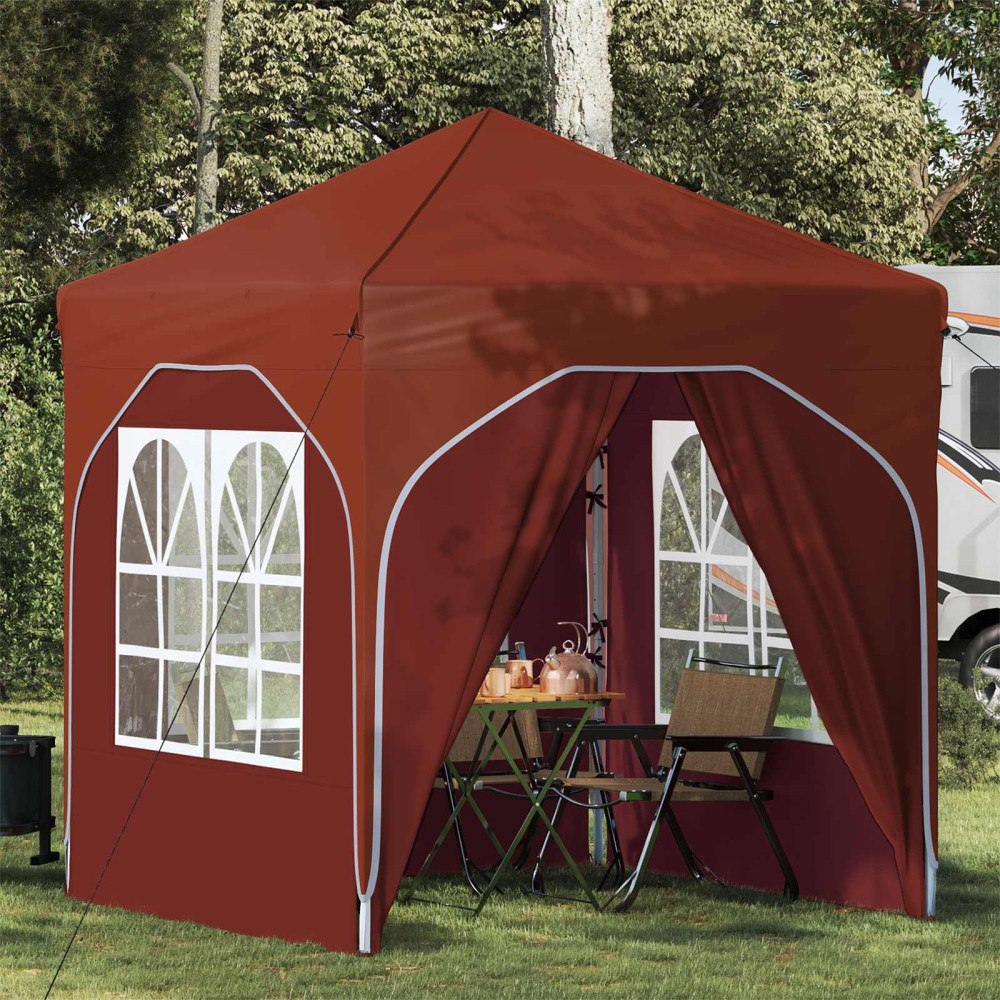 vidaXL Pop-up Partytält 192 x 192 x 245 cm Terracotta
