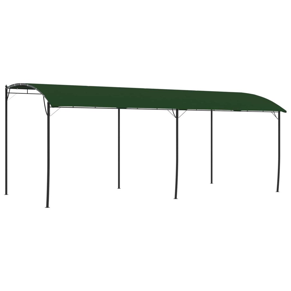 vidaXL Paviljong 6 x 3 x 2,55 m Grön Duk och Aluminium 180