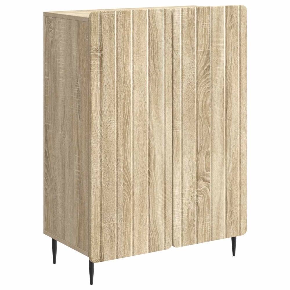 vidaXL Sideboard Sonoma-ek 66 x 34,5 x 92 cm Konstruerat trä
