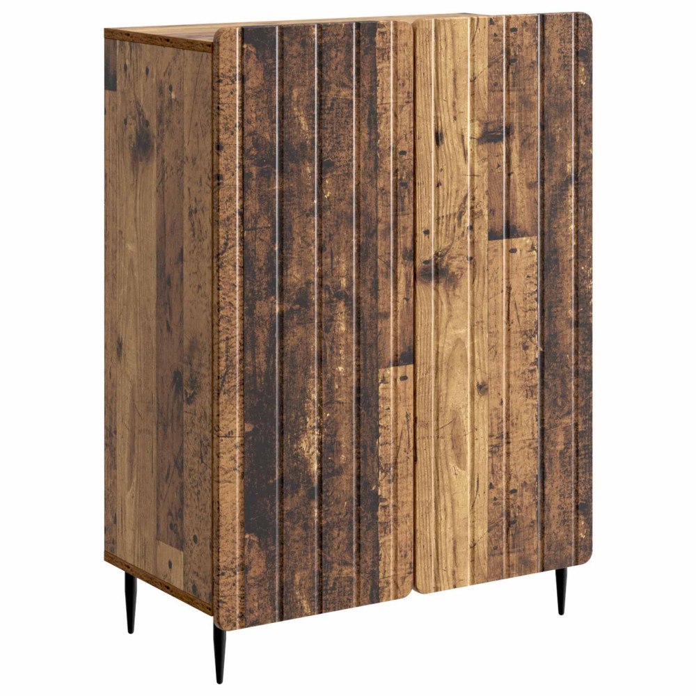 vidaXL Sideboard Gammalt trä 66 x 34,5 x 92 cm Konstruerat trä