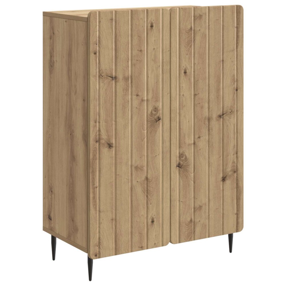 vidaXL Sideboard Artisan-ek 66 x 34,5 x 92 cm Konstruerat trä