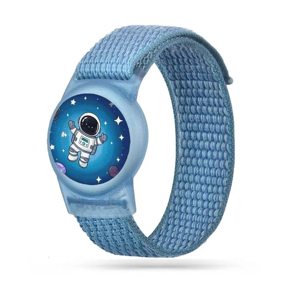 IMPACTO GIFTS Tech-Protect nylonarmband för barn till Apple AirTag 1 / 2 A...