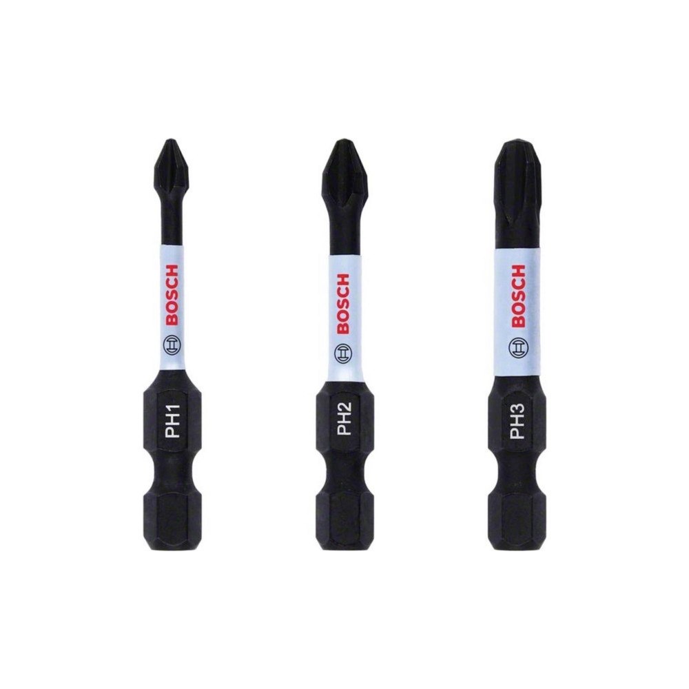 Bosch Powertools Bosch impact-bits Control set 3 st. 50 mm / PH1, PH2, PH3 /...